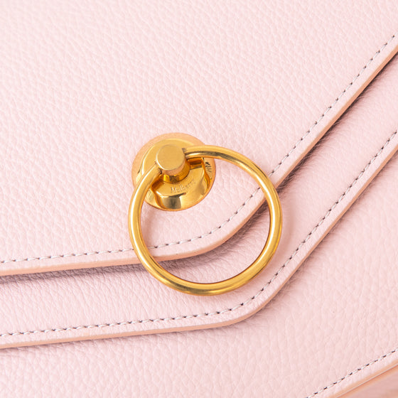 Mulberry Harlow Small Classic Grain Pink Leather Bag