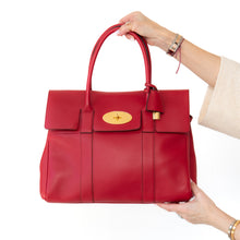  Mulberry Red Leather Bayswater Bag