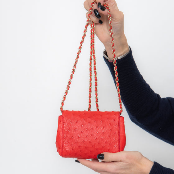 Mulberry Mini Lily Bright Red Bag