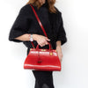 Mulberry Piccadilly Red Leather Bag