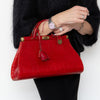 Mulberry Piccadilly Red Leather Bag