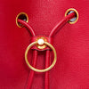 Mulberry Hampstead Classic Grain Red Leather Bucket Bag