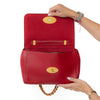 Mulberry Lily Red Leather Bag