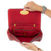 Mulberry Lily Red Leather Bag