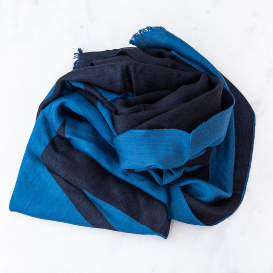 Mulberry Blue Scarf