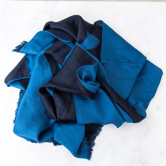 Mulberry Blue Scarf