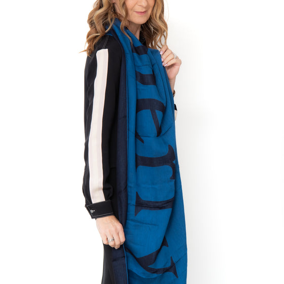 Mulberry Blue Scarf