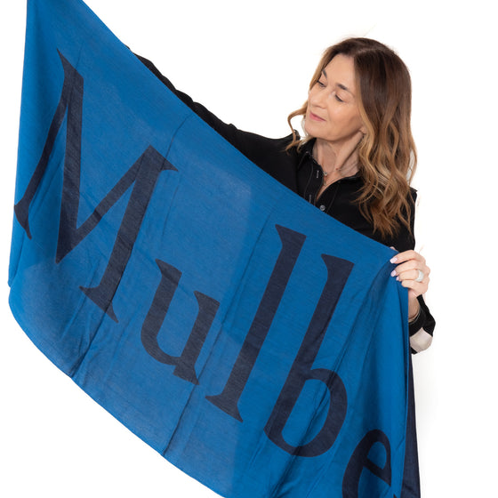 Mulberry Blue Scarf