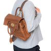 Mulberry Oak Leather  Cara Delevingne Convertible Backpack