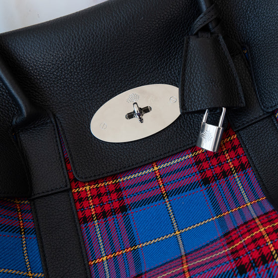 Mulberry Tartan And Leather Bayswater Bag