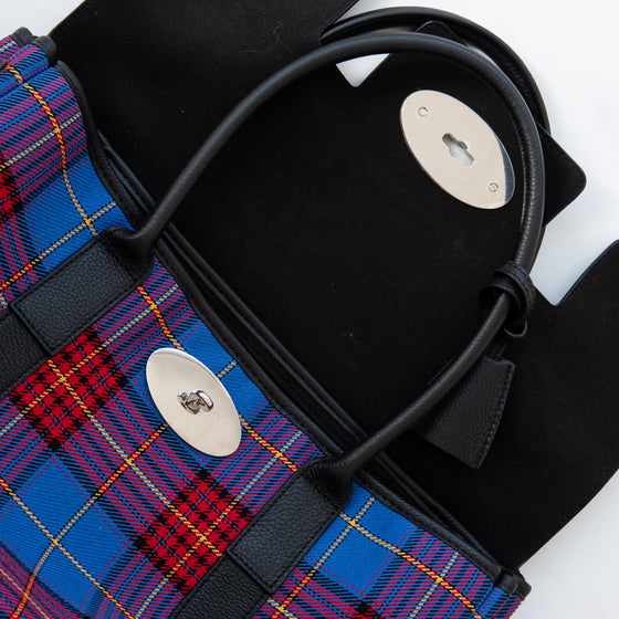 Mulberry Tartan And Leather Bayswater Bag