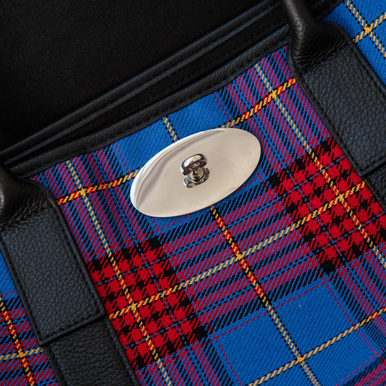 Mulberry Tartan And Leather Bayswater Bag