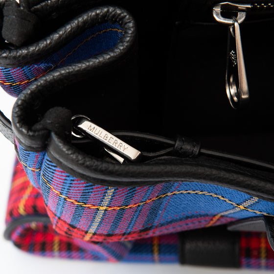 Mulberry Tartan And Leather Bayswater Bag