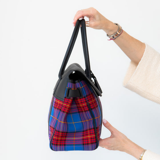 Mulberry Tartan And Leather Bayswater Bag