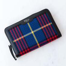  Mulberry Tartan Zipped Bi Fold Wallet