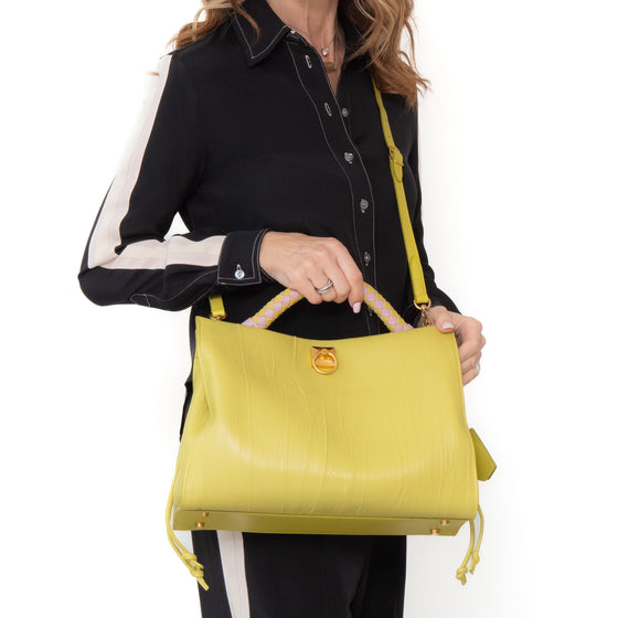 Mulberry Iris Foxglove Pink Meadow Bag