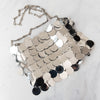 Paco Rabanne Sparkle 1969 Silver Sequin Shoulder Bag