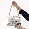 Paco Rabanne Sparkle 1969 Silver Sequin Shoulder Bag