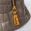 Prada Leather Crocodile Grigio Grey Galleria Bag 2008