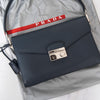Prada Navy Saffiano Leather Lux Sound  Bag