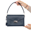 Prada Navy Saffiano Leather Lux Sound  Bag