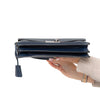Prada Navy Saffiano Leather Lux Sound  Bag