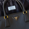 Prada Black Galleria Saffiana Leather Tote Bag
