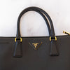 Prada Black Galleria Saffiana Leather Tote Bag