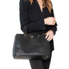 Prada Black Galleria Saffiana Leather Tote Bag