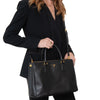 Prada Black Galleria Saffiana Leather Tote Bag