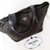 Prada Brown Nylon Tote Bag