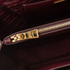 Prada Burgundy Saffiano Leather Bowler Tote Bag