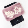 Prada Lilac Vision Mink Fur Pochette Bag