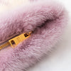 Prada Lilac Vision Mink Fur Pochette Bag