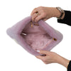Prada Lilac Vision Mink Fur Pochette Bag