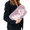 Prada Lilac Vision Mink Fur Pochette Bag