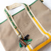 Prada Logo Jacquard Canvas Tote Bag