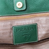 Prada Logo Jacquard Canvas Tote Bag