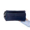 Prada Navy Crocodile Leather Tote Bag