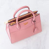 Prada Pink Saffiano Leather Tote Bag