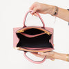 Prada Pink Saffiano Leather Tote Bag