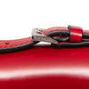 Prada Spazzolato Red Leather Shoulder Bag