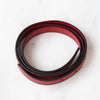 Prada Spazzolato Red Leather Shoulder Bag