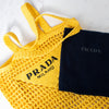 Prada Logo Crochet Tote bag