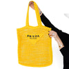 Prada Logo Crochet Tote bag