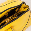 Prada Yellow Saffiano Leather Satchel Shoulder Bag