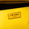 Prada Yellow Saffiano Leather Satchel Shoulder Bag