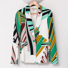  Emilio Pucci Multicolour Abstract Pattern Blazer