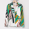 Emilio Pucci Multicolour Abstract Pattern Blazer