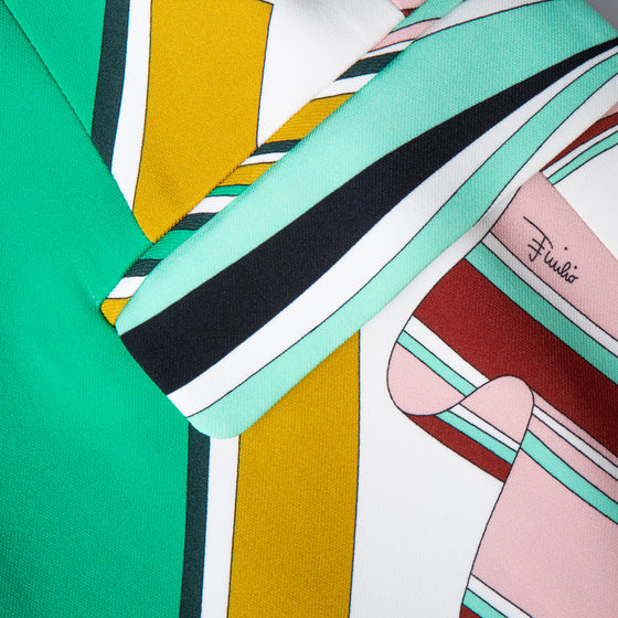 Emilio Pucci Multicolour Abstract Pattern Blazer